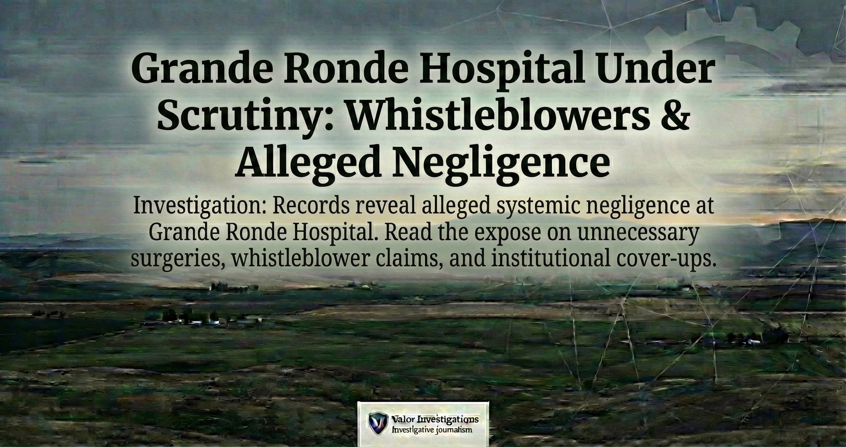 Grande Ronde Hospital Under Scrutiny